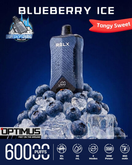 relx optimus up to 60000 puffs relx optimus up to 60000 puffs 50mg nicotine disposable vape in uae blueberry ice