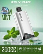 relx peace 25000 puffs 20mg disposable vape in dubai miami mint