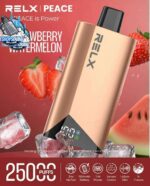 relx peace 25000 puffs 20mg disposable vape in dubai strawberry watermelon