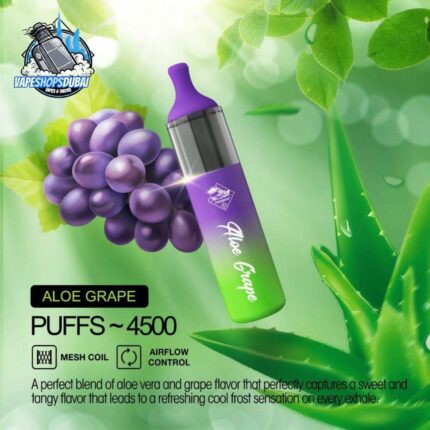 tugboat evo 4500 puffs vape shop in dubai uae aloe grape
