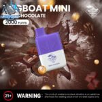 tugboat mini 2000 puffs 20mg nicotine none rechargeable dark chocolate