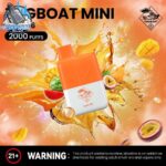 tugboat mini 2000 puffs 20mg nicotine none rechargeable love 66