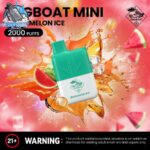 tugboat mini 2000 puffs 20mg nicotine none rechargeable watermelon ice