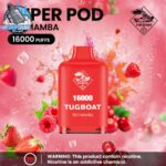tugboat super 16000 puffs 5 nicotine disposable vape in uae cherry