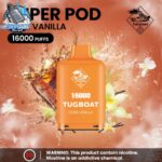 tugboat super 16000 puffs 5 nicotine disposable vape in uae coke vanilla