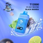 tugboat t12000 puffs 50mg rechargeable vape in dubai uae black mamba