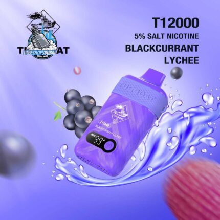 tugboat t12000 puffs 50mg rechargeable vape in dubai uae blackcurrant lychee