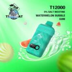 tugboat t12000 puffs 50mg rechargeable vape in dubai uae watermelon bubble gum