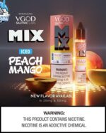 vgod iced mix series salt 30ml 25mg and 50mg in dubai iced peach mango